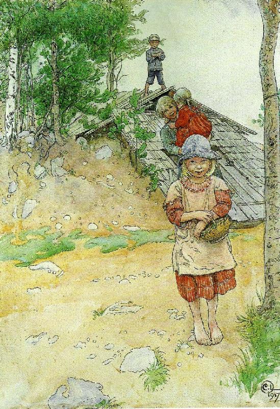 Carl Larsson vid kallaren